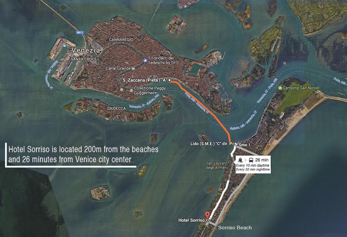 Hotel Sorriso Lido di Venezia Eksteriør bilde